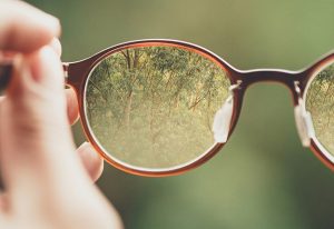 Brille mit Fokus